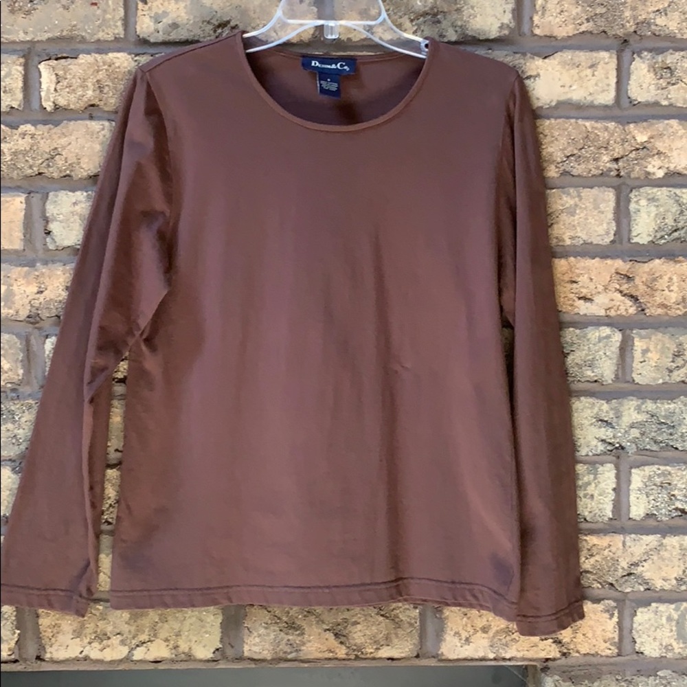 Denim &Co size small long sleeved tee